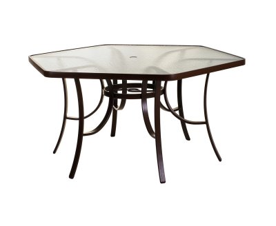 Mesa Hexagonal Verão | Vidro Incolor