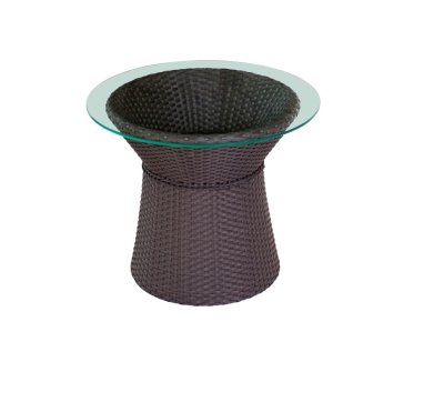 Mesa Lateral Vesúvio | Vidro Incolor