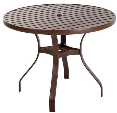 Mesa Ripada | Ripas Finas (Alumínio)