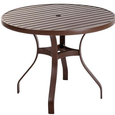 Mesa Ripada | Ripas Finas (Alumínio)