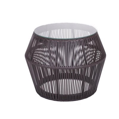 Mesa Lateral Maia | Vidro Incolor